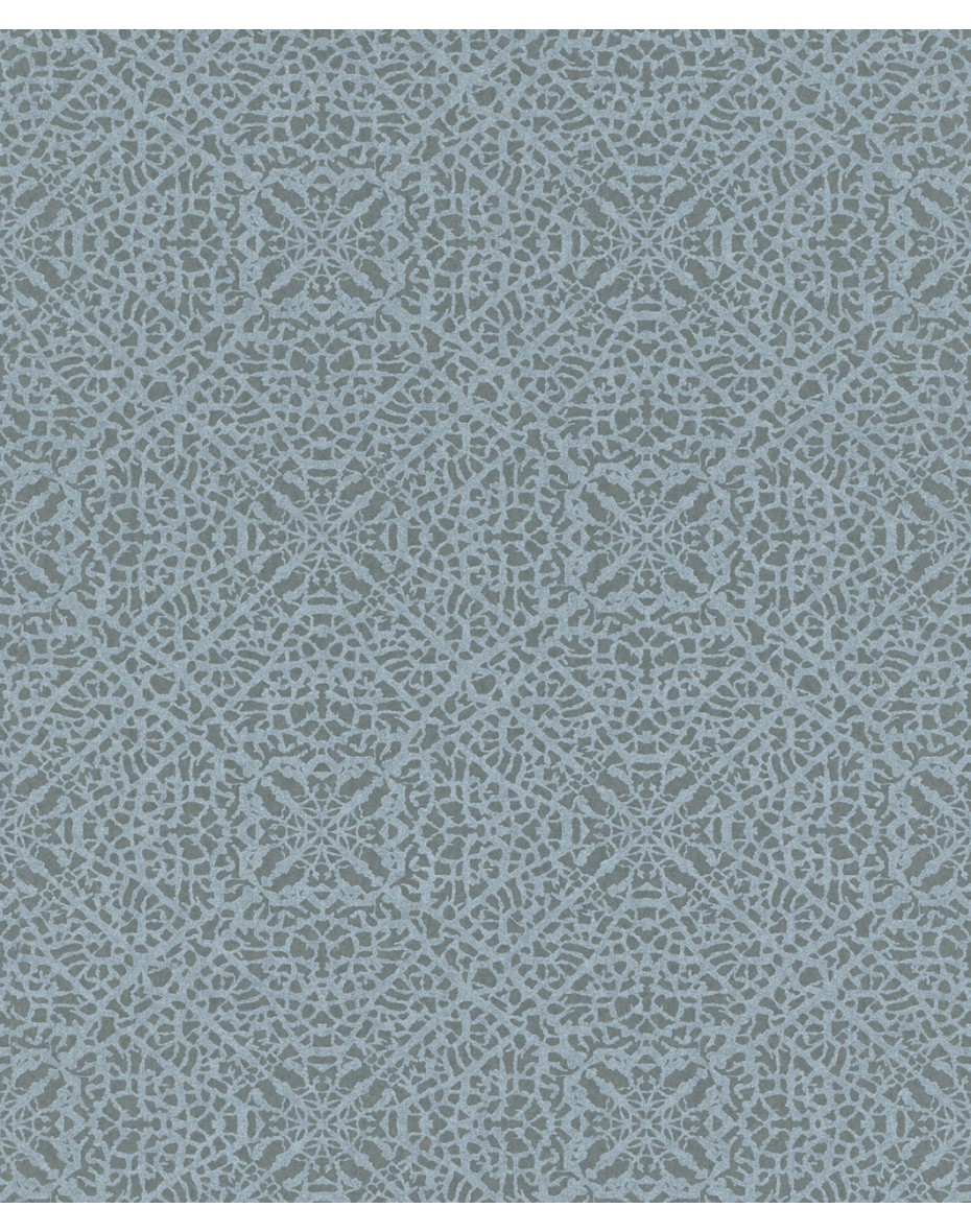 Tapeta Indigo s ornamentom 226286 - tyrkysová s metalickými odleskami